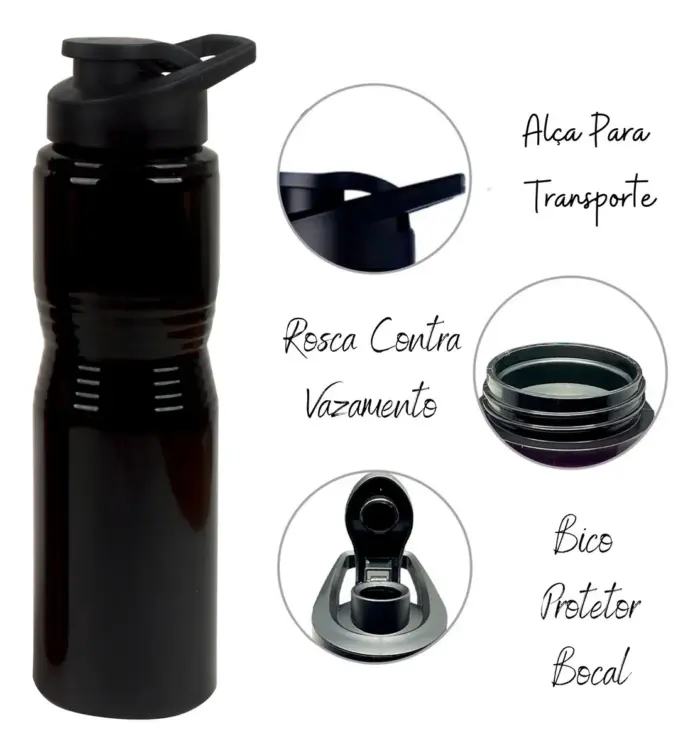 Garrafa de Alumínio Esmaltada de 750ml - Fratelli - Imagem 3