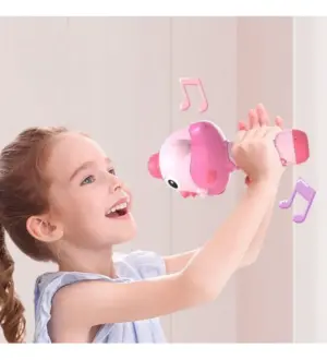 Microfone e Caixa de Som Bluetooth com Histórias, Musicas e Efeitos de Voz Recarregável - Dream Toys - Imagem 2
