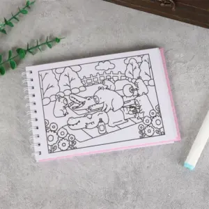 Livro para Colorir Capybara com Adesivos de 48 Folhas e Capa Dura - Imagem 5