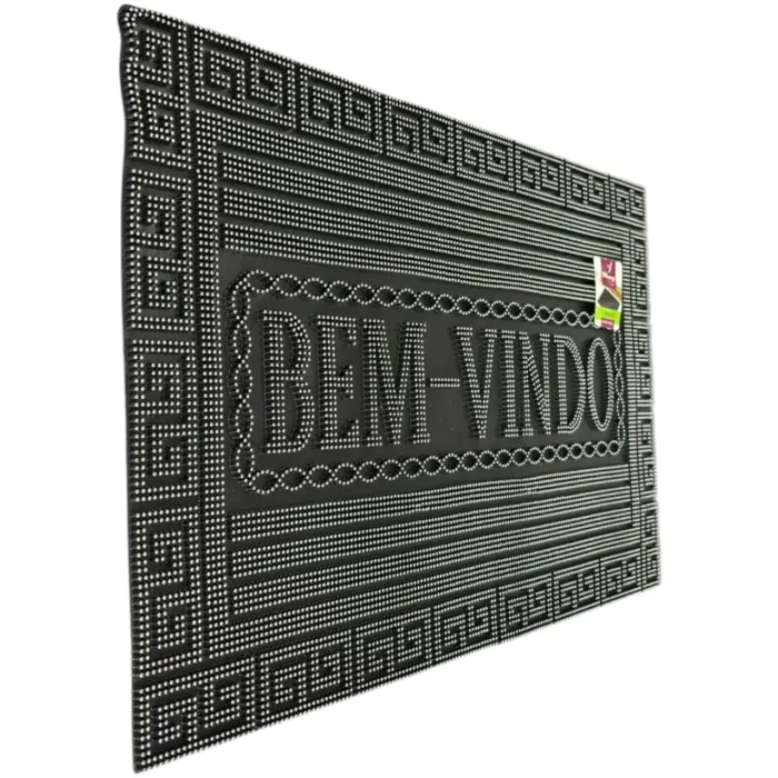 Capacho / Tapete BEM VINDO de Poliétireno 58x38cm - Wincy - Imagem 1