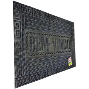 Capacho / Tapete BEM VINDO de Poliétireno 58x38cm - Wincy - Imagem 4
