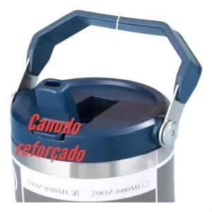 Copo Isotérmico com Alça de 890ML GDR1437 - GoldenRio - Imagem 3