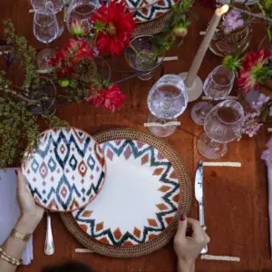 Prato de Sobremesa de 20cm Boho - Oxford - Imagem 2