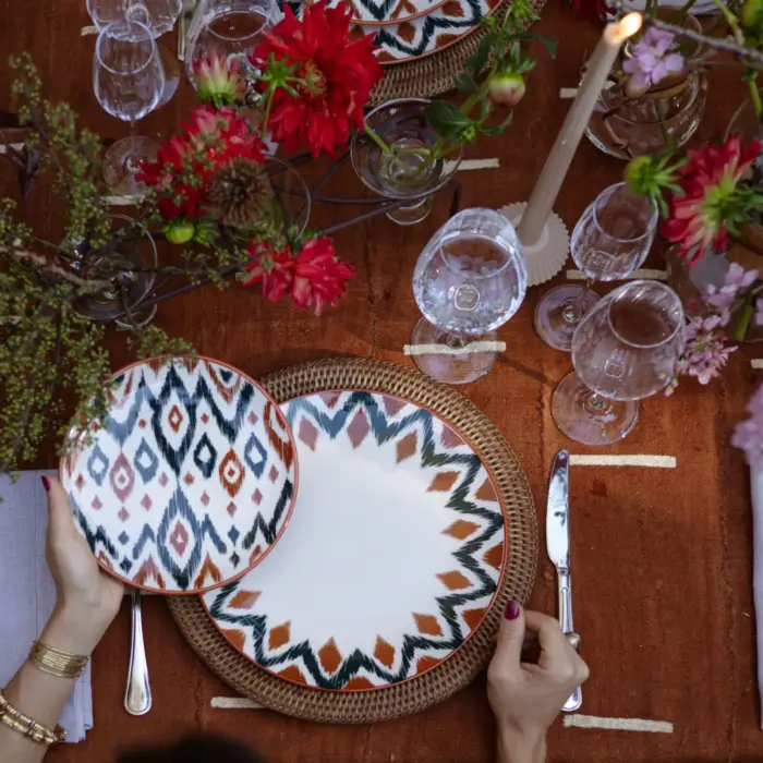 Prato de Sobremesa de 20cm Boho - Oxford - Imagem 2