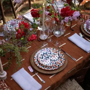 Prato Raso de Cerâmica com 26cm Unni Boho - Oxford - Imagem 3