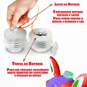 Brinquedo Cavalinho UPA UPA Inflável de 55cm - Imagem 5