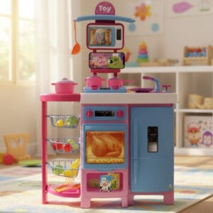 Brinquedo Cozinha Bancada Completa de 60,3x92cm - Samba Toys - Imagem 3