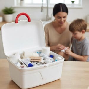 Maleta de Primeiro Socorros Sem Bandeja Branca SOS Mini Bag - Polymer - Imagem 2