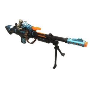 Brinquedo Arminha de Plástico de 68cm Assalt Flash Gun com Luzes e Som - MD Toys - Imagem 3