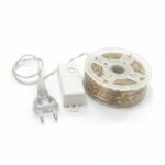 Pisca Fio de Fada de 50M com 1000 LED's Brancos 220V 3.5W - Guirlanda de Orvalho