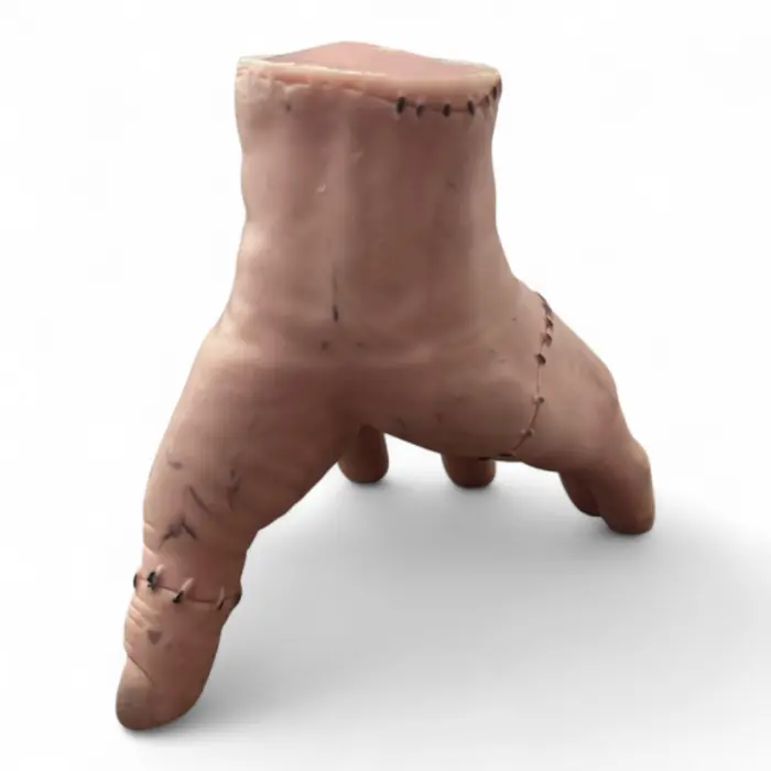 Mãozinha da Wandinha de 20cm em Plástico para Decoração - Halloween - Imagem 6