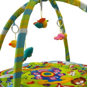 Brinquedo Tapete Infantil de Plástico com Tecido Baby Game Blanket - Toy King - Imagem 4
