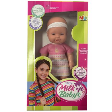 Boneca Coleção Milk Baby's - Milk Brinquedos
